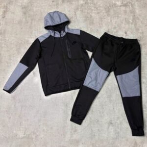 Conjunto Nike Retro Negro / Gris